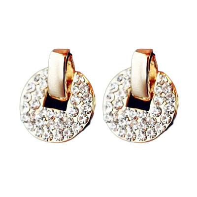 

Ear 1 Crystal Elegant Best Jewelry Pair Rhinestone Ear Stud Rhinestone Women Stud Lovely Earrings