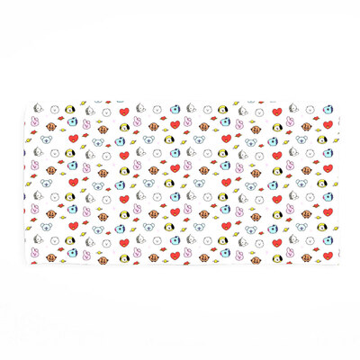 

Christ For Givek Kpop BTS Towel Tapestry Single Side Cartoon Portrait Household Products for Family&Friend 137 x 295 inch