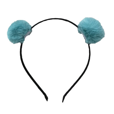 

Sweet Girls Beautiful Hairband Headpieces Rabbit Eears Plush Ball Hair Head Hoop Kids Hair Accessories Baby Tiara for Children