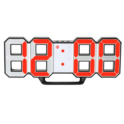 

Multifunctional Large LED Digital Wall Clock 12H24H Time Display With Alarm&Snooze Function Adjustable Luminance