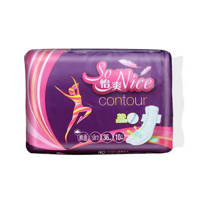

Yishuang So Nice 360 ​​mm sanitary napkins night use multi-day cotton soft sanitary napkins 10 pieces bag