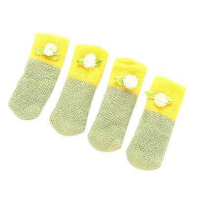 

4PCS Anti-Slip Furniture Thicken Table Leg Cap Prevent Cat Claw Chair Leg Socks Home Chair Leg Protector Furniture Accessories