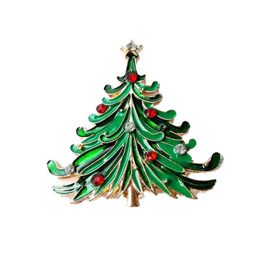 

The 2019 Fashion Christmas Tree Brooch Diamond Brooch Christmas Gift Ornaments
