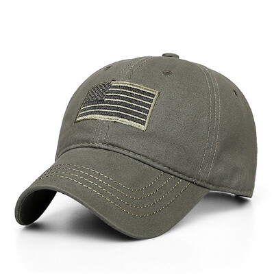 

3 Colors Usa Flag Embroidery Camouflage Baseball Cap Cotton Tactical Snapback Hat Outdoor Trucker Cap For Women Men Dad Hat