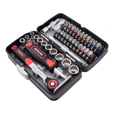 

38pcs Mini Ratchet Wrench Set 14" Socket Screw Bits Kit Bike Maintenance Repair Hand Tool