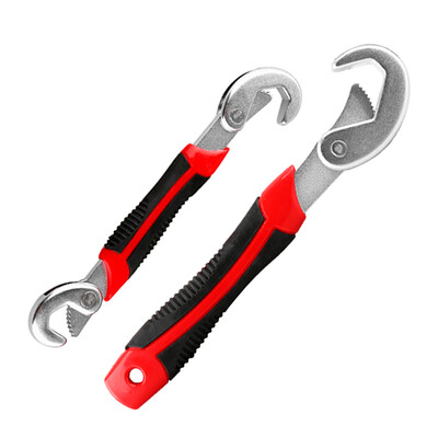 

DELICI ELECTRIC two-piece multi-function wrench universal wrench plumbing fast pipe wrench labor-saving opening adjustable wrench pipe wrench rubber handle 9-32mm