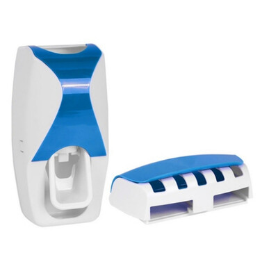 

Tooth Brush Holder Automatic Toothpaste Dispenser 5 Toothbrush Holder Toothbrush Wall Mount Stand Bathroom Tools