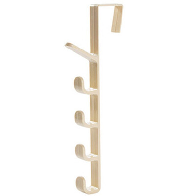 

Over The Door 5 Hooks Home Bathroom Organizer Rack Clothes Coat Hat Towel Hanger