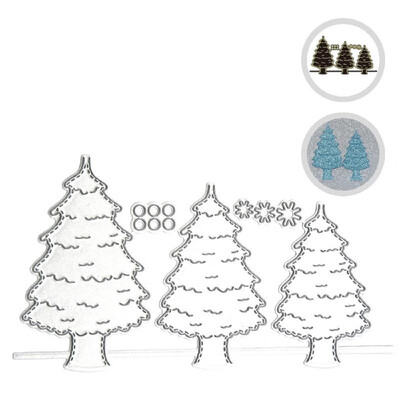 

Christmas Metal Cutting Dies Xmas Tree Cute Cats Shape Cutting Die for Kids DIY Scrapbooking Card Photo Album Embossing Paper Card