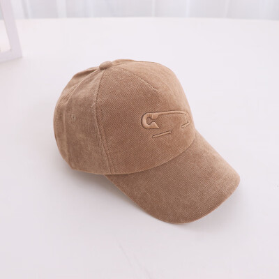 

Korean version of the new ladies outdoor sports sun visor Sun Hat corduroy embroidered Cap baseball cap