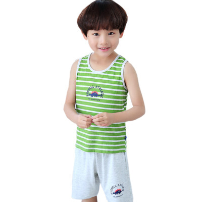 

Kids Girls Clothing Set Summer Baby Girls Stripe Sleeveless Strap Vest TopsShorts Suits Casual Outfits Sets