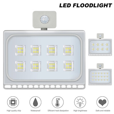 

LED Floodlight 50W PIR Sensor Garden Lighting Security Flood Light