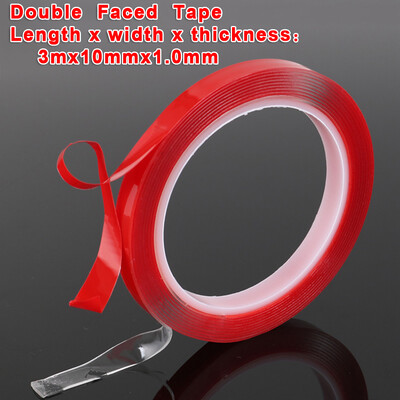 

Car Sticker Double Sided Acrylic Tape Seamless Transparent 300cm High Quality