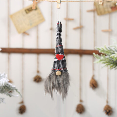

Tailored Christmas Decoration Hat Hanging Leg No Face Doll Room Decoration Decor