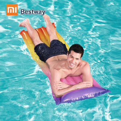 

Xiaomi Water Play Swimming Ring Float Mat Equipment Summer Sport Inflatable 90KG Load Bestway Pool Float Handle Fruit Air Mat Kid