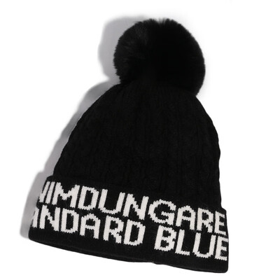 

Hat Lady Autumn Winter Korean Edition Chao Wool Cap Ins Hundred Sets of Warm Knitted Cap Net Red Fashion Hair Ball Headgear