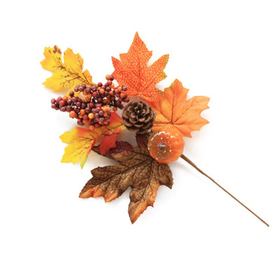 

Halloween cutting door hanging maple leaf ornaments harvest festival rattan desktop decoration bar counter pumpkin ornament