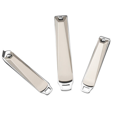 

3PCS Nail Cutter Trimmer Set Nail Clipper Set Sharp Stainless Steel Bevel Small Large Nail Clipper Toenail Manicure Tools