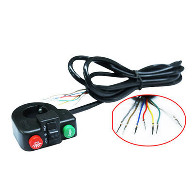 

1E-bike Electric Bicycle Scooter Horn Button Switch Turn Headlight 2in1 3in1
