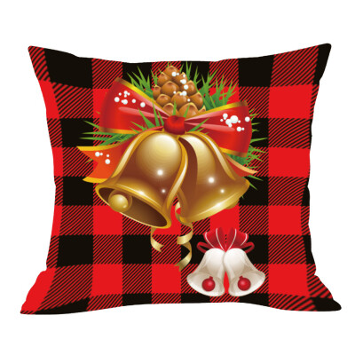 

〖Follure〗Christmas Series Printed Pillowcase Soft Decoration Cushion Cover Pillowcase