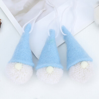 

Set Christmas Decoration Wool Felt Forest Old Man Pendant Rudolph Doll Christmas Tree Hanging Accessories