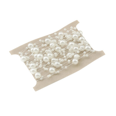 

Ochine Lines Artificial Pearls Beads Garland Flowers Wedding Decorations Foods Beige WhitePink Sale