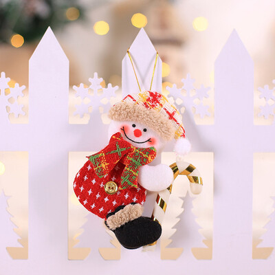 

Gobestart Christmas Ornaments Gift Santa Claus Snowman Rein deer Toy Hang Decorations