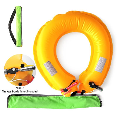 

Life Belt Automatic Inflatable Life Buoy Waist Belt with Reflective Tapes For Boarding Kayaking Fishing