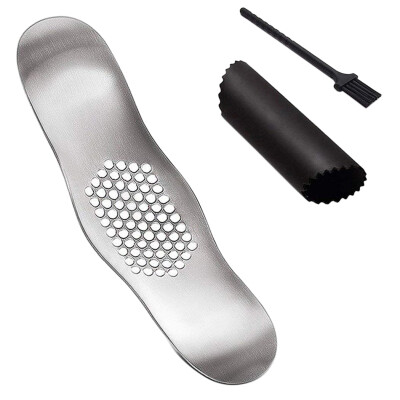 

Stainless Steel Garlic Press Grinding Slicer Manual Garlic Paste Tool Rubber Garlic Peeling Machine Easy Peeled Easy To Clean