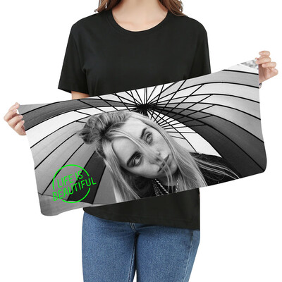 

Cute Billie Eilish Printed Pattern Beach Towels Cover Wall Hanging Tapestry Fashion Decoration Home Decor