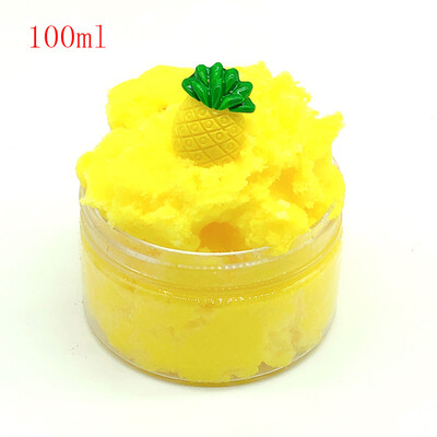 

〖Follure〗Pineapple Mud Fluffy Floam Slime Stress Relief Toy Ananas Scented Sludge Toys