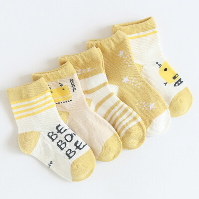 

5Pairslot Infant Baby Socks Autumn Baby Socks for Girls Cotton Newborn Cartoon Boy Toddler Socks Baby Clothes Accessories