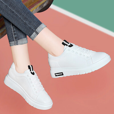 

Gucci Tianlun Ms Korean fashion simple&simple student belt with thick bottom low to help sports&leisure white shoes 9272 black 36