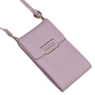 

Fashion Faux Leather Womens Casual Phone Card Pouch Purse Small Crossbody Bag