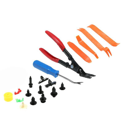 

170Pcs Car Retainer Clips Plastic Fasteners Kit & Plastic Cable Ties Auto Fastener Clips Car Push Pin Rivet Trim Clips Fit for GM