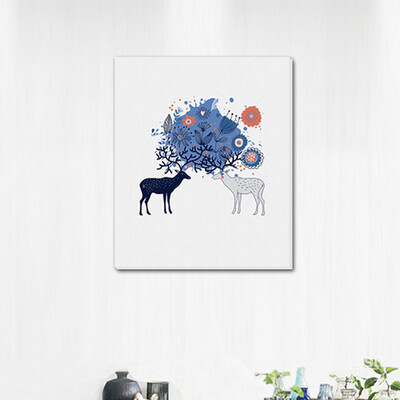 

Toponeto Creative Personality Oil Painting Home Decoration Oil Painting