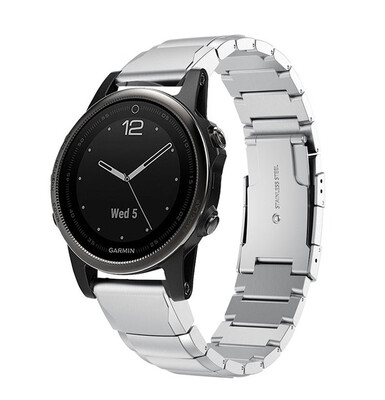 

Garmin Fenix 5S one quick release watch strip with steel belt 15348