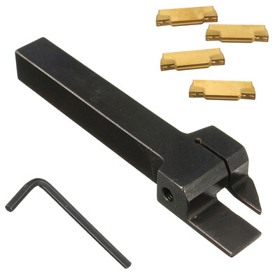 

MGEHR1212-3 Boring Bar Tool Holder 4pcs MGMN300 Inserts Replacement for Lathe Grooving Parting Tool Wrench
