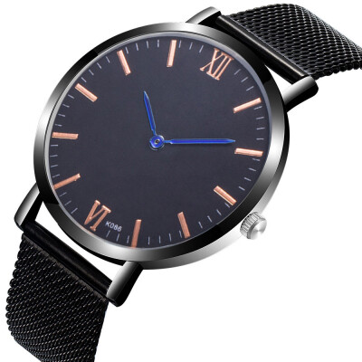 

〖Follure〗Mens Fashion Casual Alloy Steel Strap Analog Quartz Round Watch