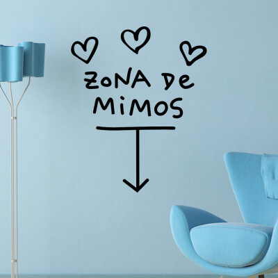 

Toponeto Zona De Mimos Home Decor Wall Sticker Decal Bedroom Vinyl Art Mural