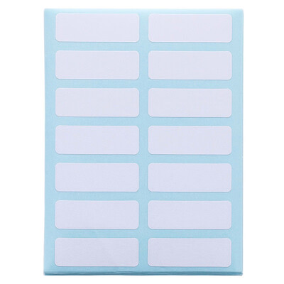 

Tag Label Paper Sticker Self-Adhesive Hand-Written Label White Blank Shipping Label Writable Name Mark