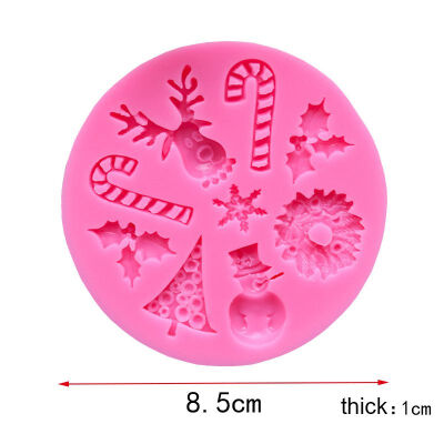 

Christmas Silicone Mold Cake Tools Cake Mold Christmas Santa Claus Fondant Baking Cookie Cookies Decorating DIY Tools