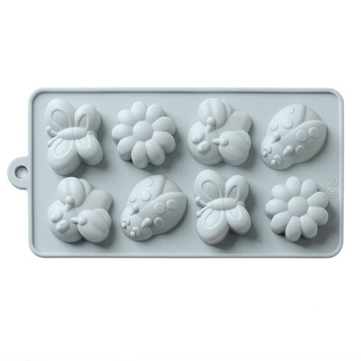 

Gobestart Silicone Shape Cake Cookie Chocolate Mould Ice Tray Mold Baking Tray 3D