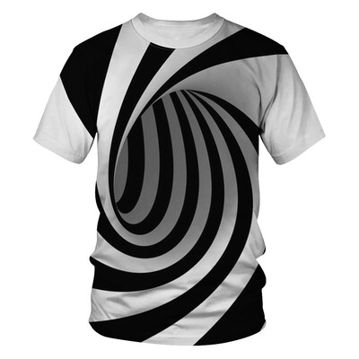 

Toponeto Unisex Mens 3D Printing Creative Round Neck Casual Short Shirts Top Blouse