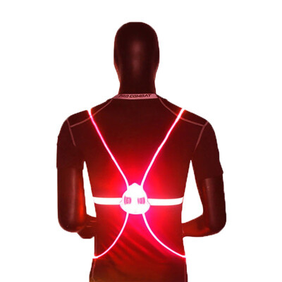 

Reflective vest 360 High Visibility LED Flash Driving Night Driving Cycling Outdoor Light Up Bicycle Safety Vest