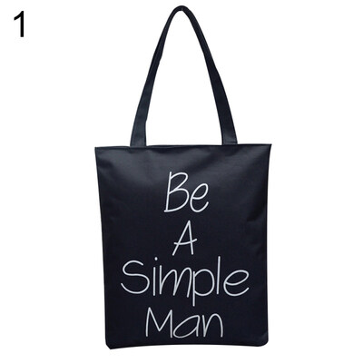

Fashion Printed Canvas Shopping Casual Single Shoulder Tote Bag Women Handbag