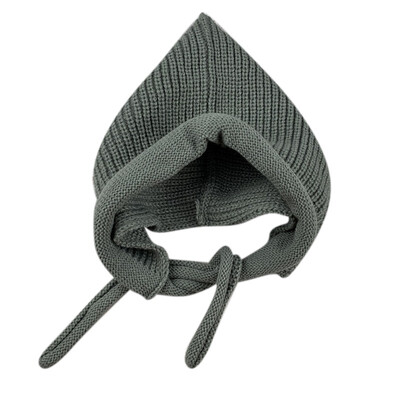 

Newborn Baby Hat Boys Girls Cute Autumn Winter Warm Kids Baby Solid Print Hats Knitting Wool Hemming Caps Sweet Protection