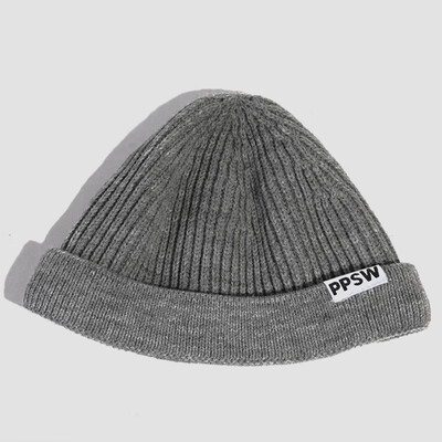 

Hat women fallwinter Korean version of Joker wool hat students warm knit hat Japanese simple ear muff hat mens tide