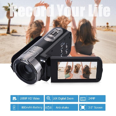 

HDV-302P 30 Inch LCD Screen Full HD 1080P 15FPS 24MP 16X Digital Zoom Anti-shake Digital Video DV Camera Camcorder