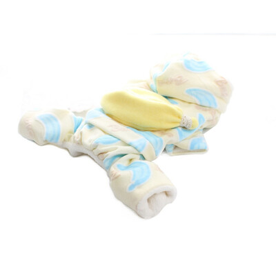 

Silver Fox Velvet Cotton Dog Pajamas Jumpsuit Clothes Pyjama Small Dog Costume Pet Clothing pajamas Bulldog perro Pet Products
